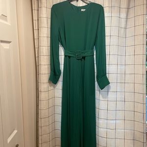 Zara Pleated Wide Leg Jumpsuit